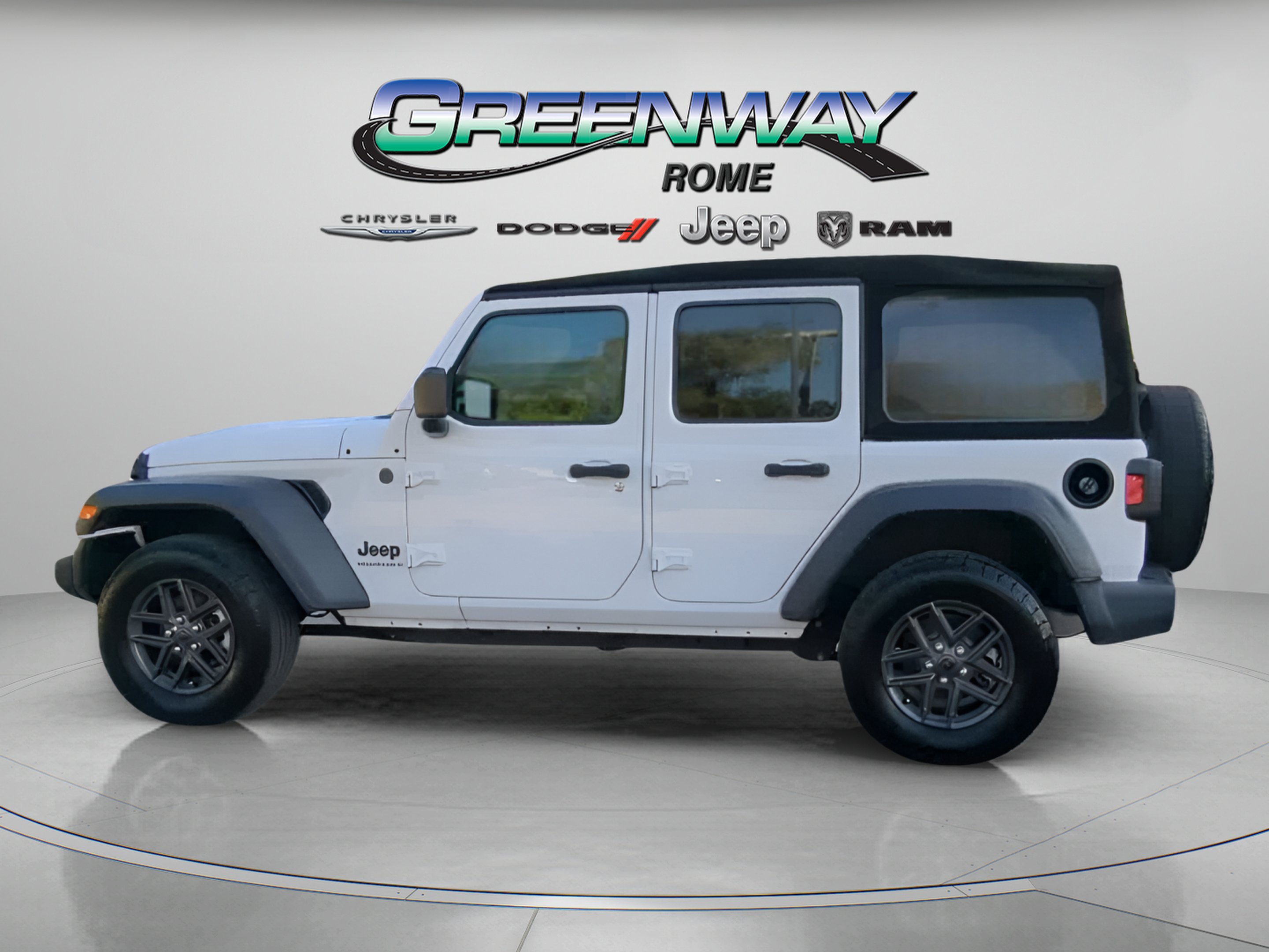 Used 2024 Bright White Clearcoat Jeep Sport S image 17