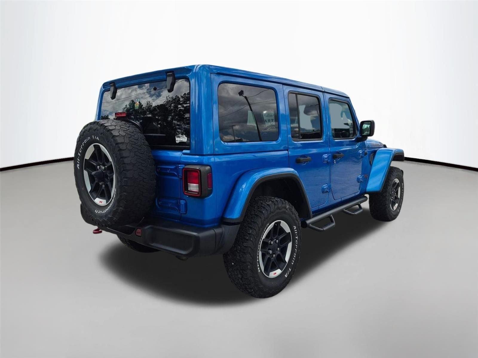 Used 2021 Hydro Blue Pearlcoat JEEP RUBI image 5