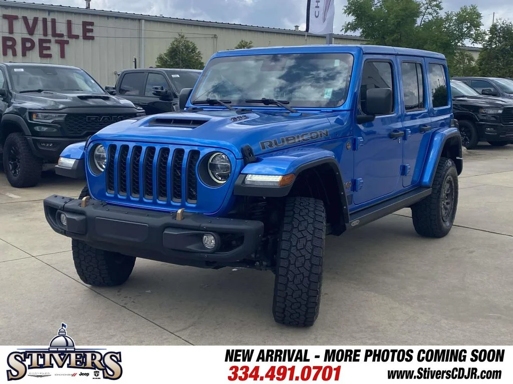 Used 2022 Blue Jeep Unlimited Rubicon 392 image 38