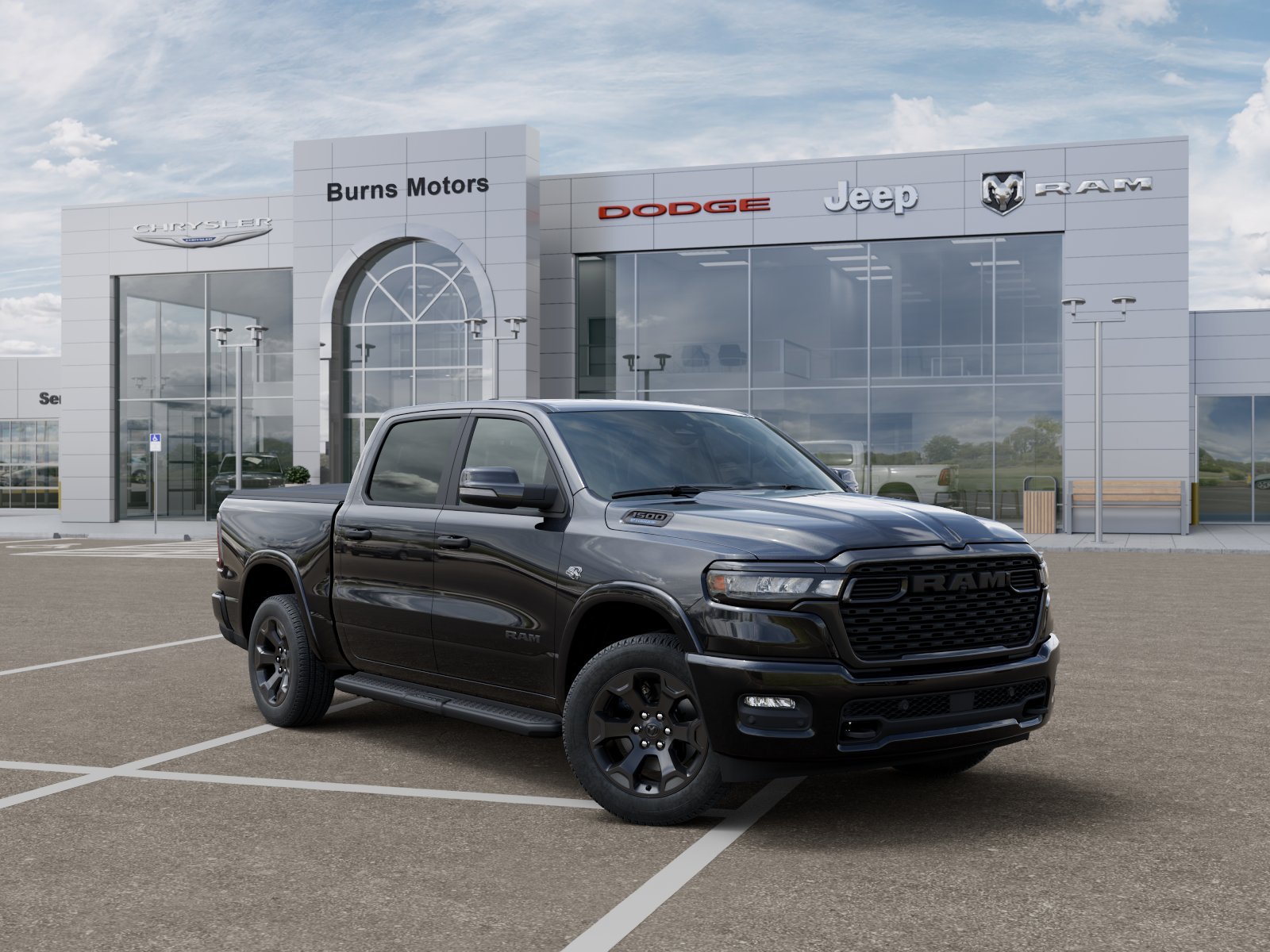 New 2026 Diamond Black Crystal Pearl-Coat Exterior Paint RAM Lone Star Night Edition image 31