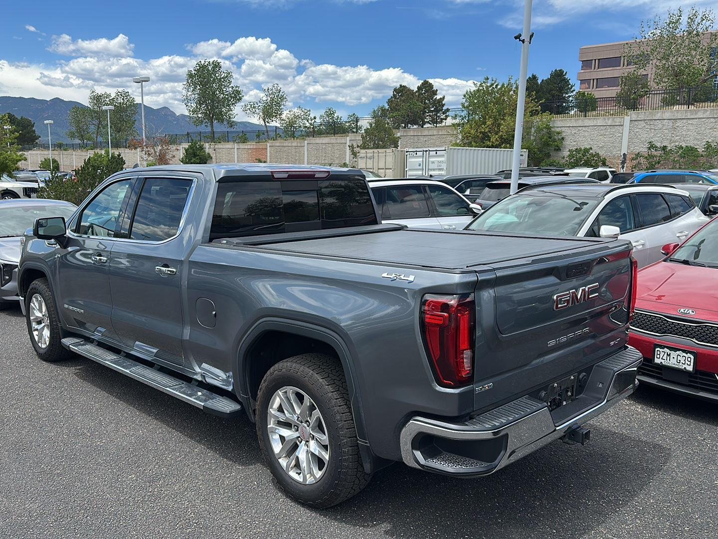 Used 2021 Satin Steel Metallic GMC SLT image 8