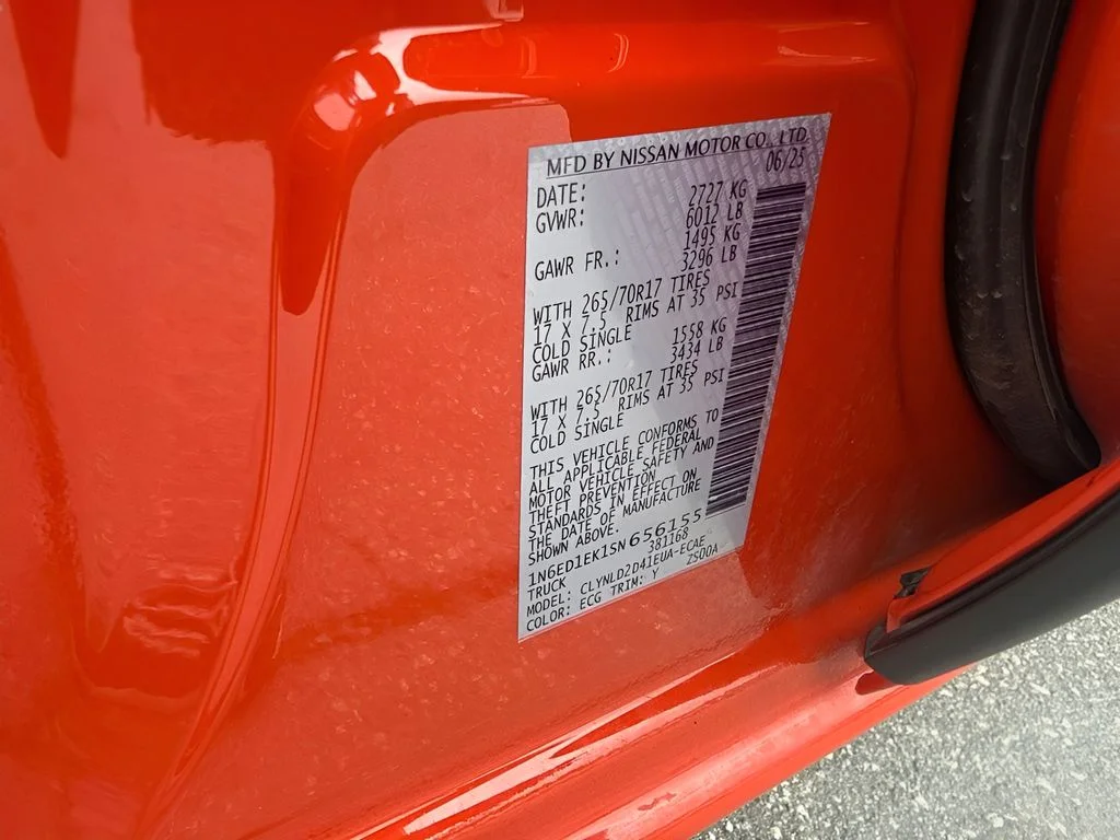 Used 2025 Orange Nissan PRO-4X image 28