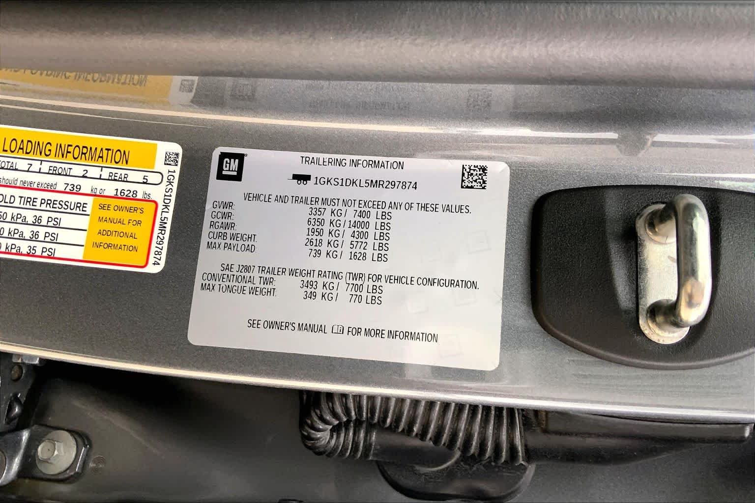 Used 2021 Satin Steel Metallic GMC Denali image 37