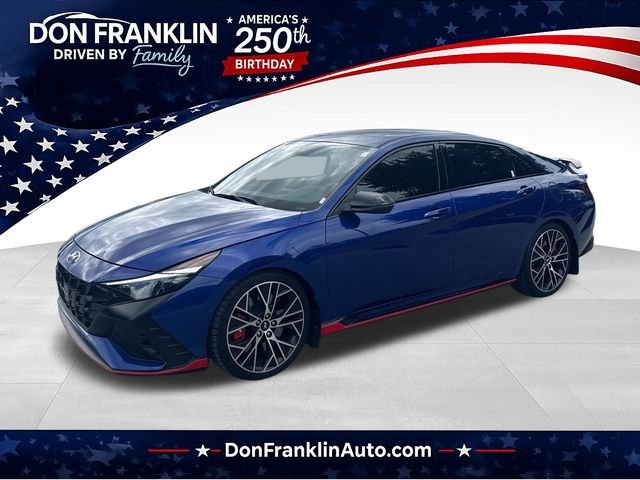 Used 2022 Blue Hyundai Base image 1