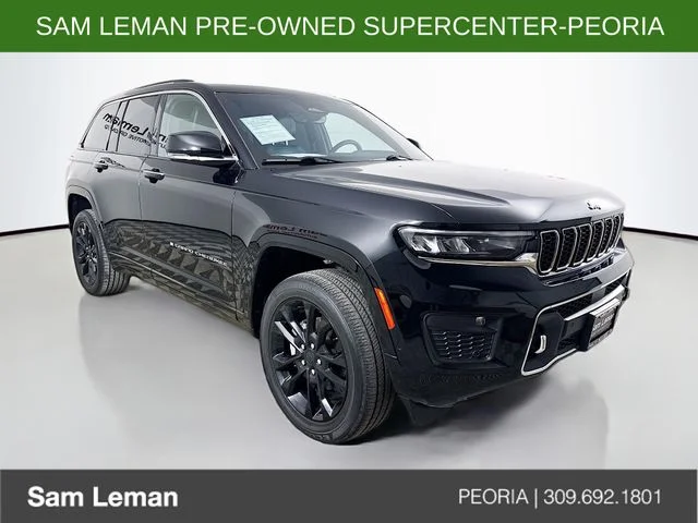Used 2023 Black Jeep Overland image 1