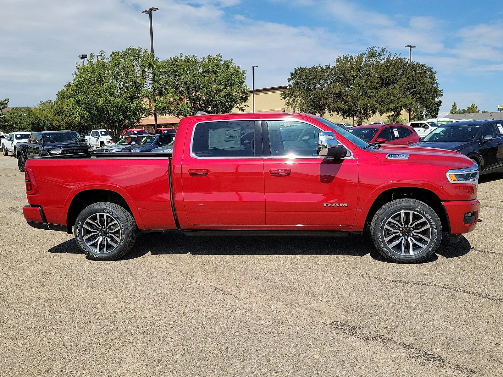 New 2027 Molten Red Pearlcoat Ram LIMITED LONGHORN CREW CAB 4X4 6