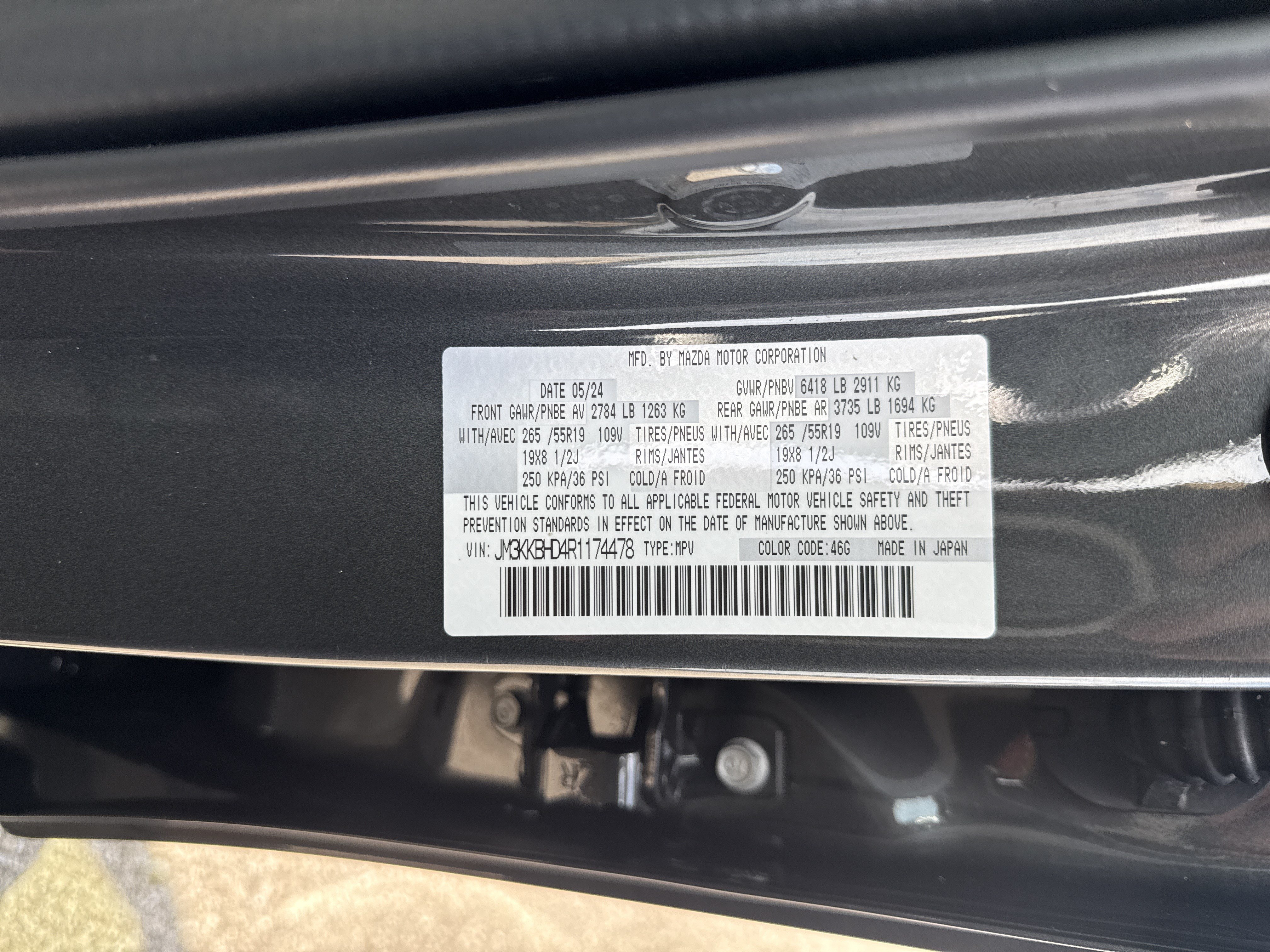 Used 2024 Machine Gray Metallic Mazda 3.3 Turbo Preferred image 33
