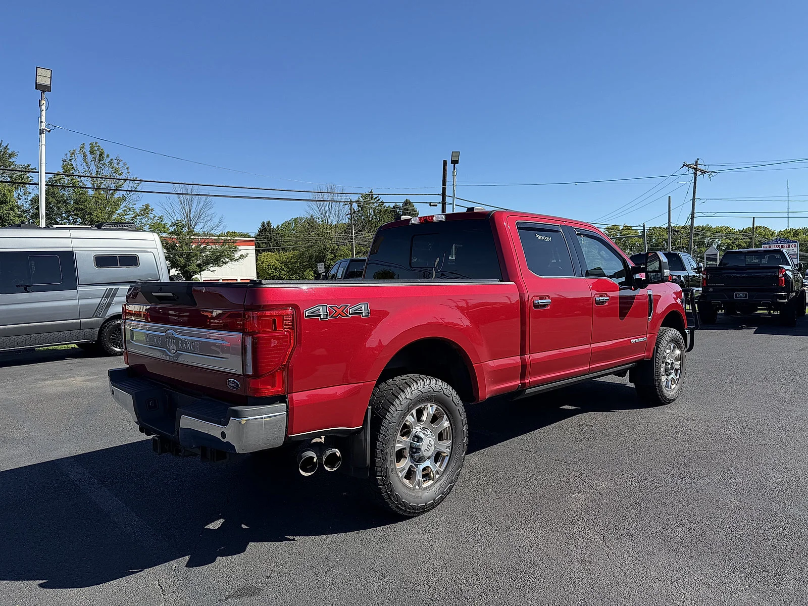 Used 2022 Red Ford King Ranch image 3
