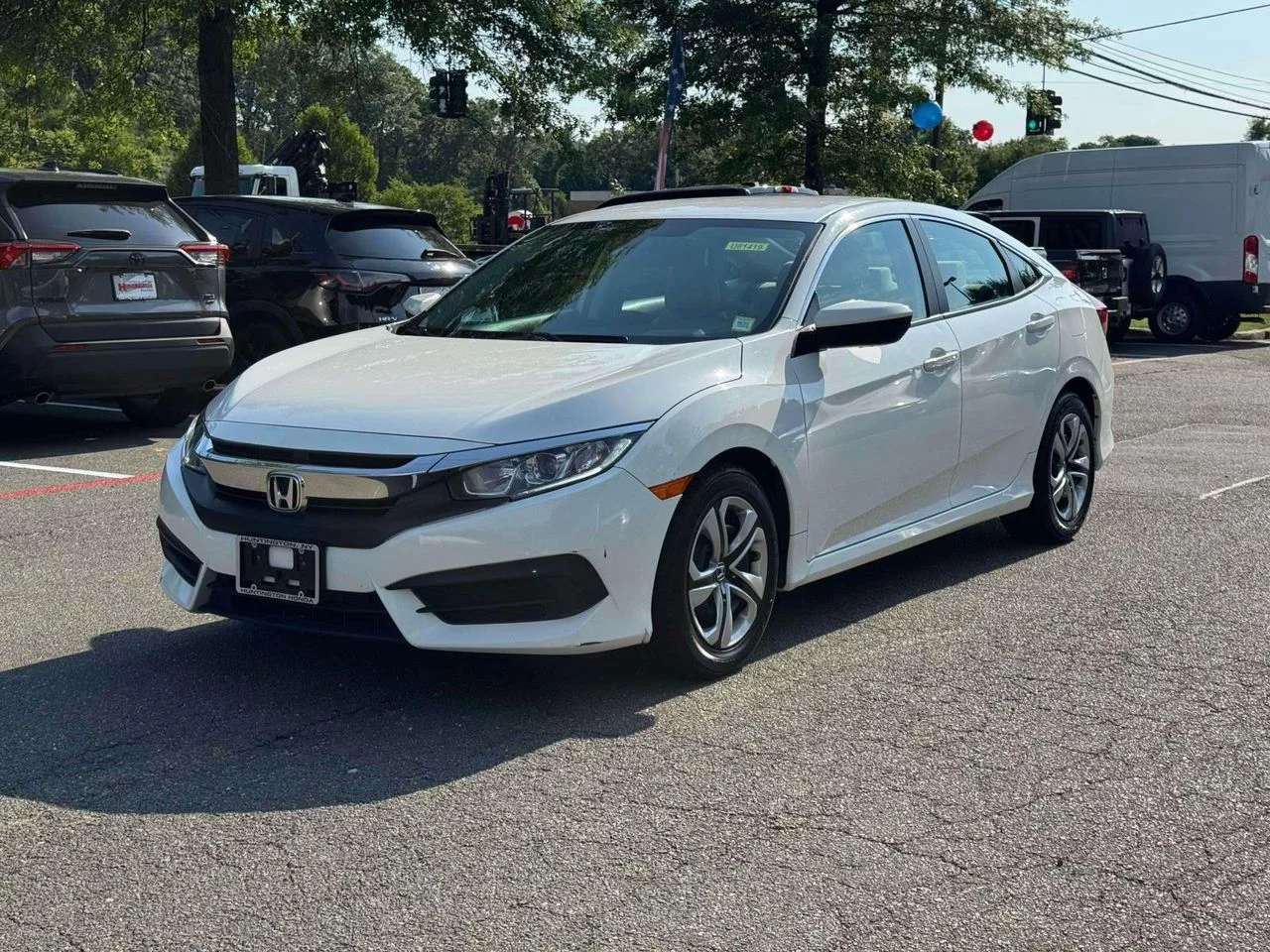 Used 2017 Taffeta White Honda LX image 3