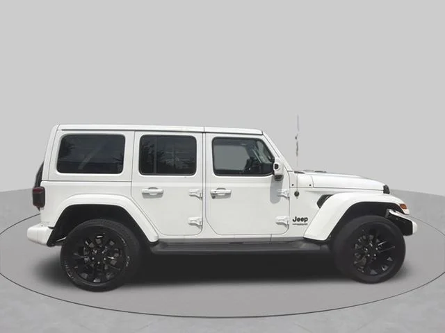 Used 2021 White Jeep Unlimited Sahara High Altitude image 6