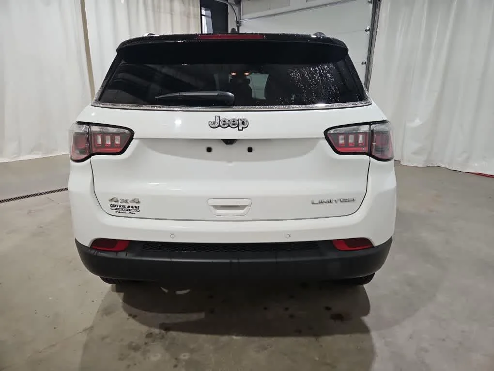 Used 2025 Bright White Clearcoat Jeep Limited image 2