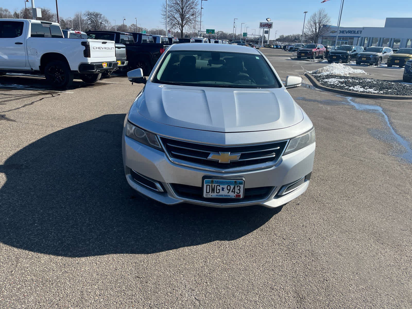 Used 2014 Chevrolet Impala 2LT with VIN 1G1125S33EU124727 for sale in Brooklyn Center, MN