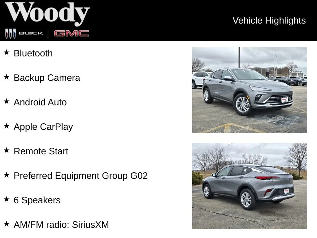 New 2026 Moonstone Gray Metallic Buick Preferred image 3