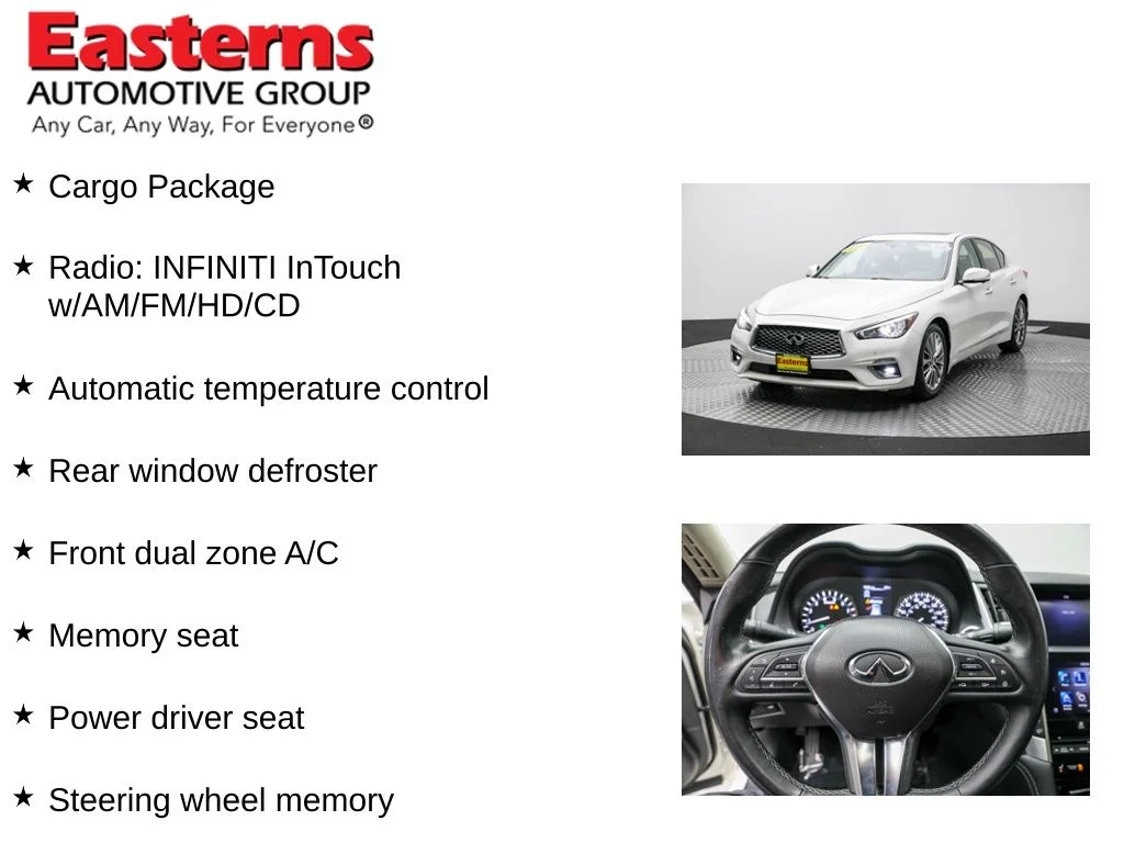 Used 2022 White INFINITI LUXE image 11