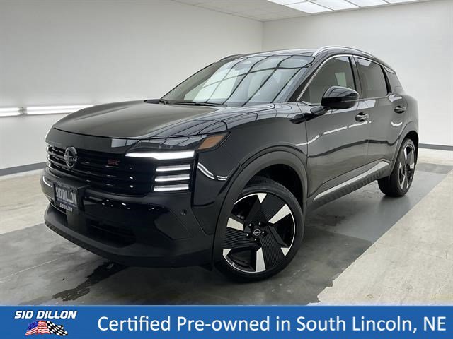 Super Black 2025 Nissan Kicks SUV / Crossover All-Wheel Drive Continuously Variable Transmission