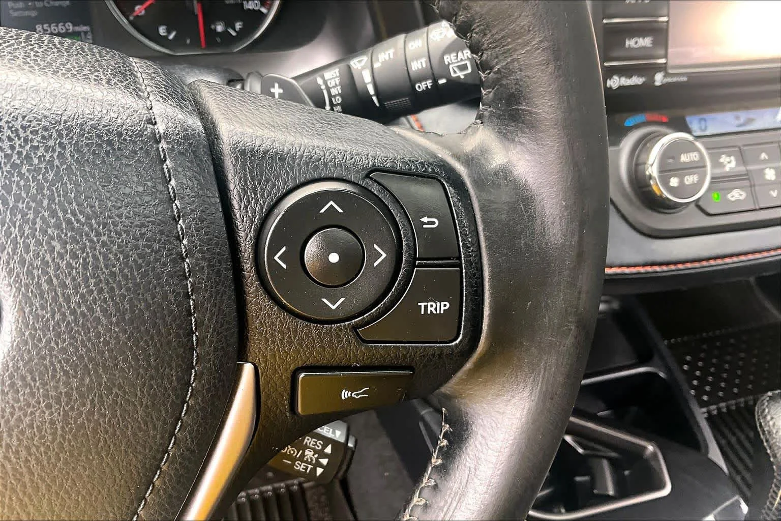 Certified Used 2018 Electric Storm Blue Toyota SE image 24