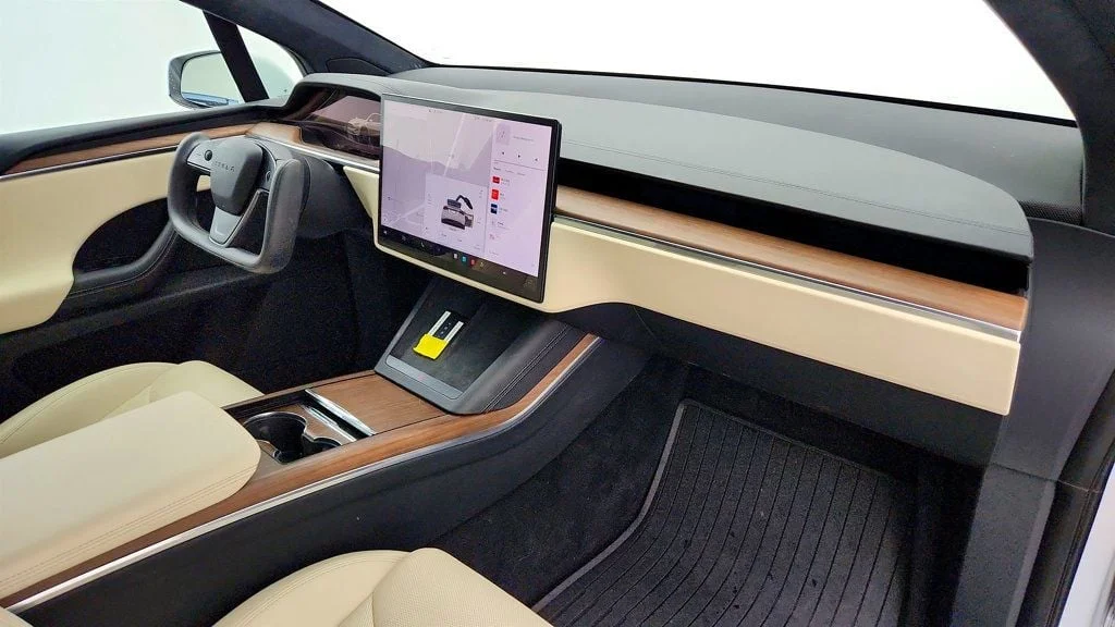 Used 2022 Pearl White Multi-Coat Tesla AWD w/ 22