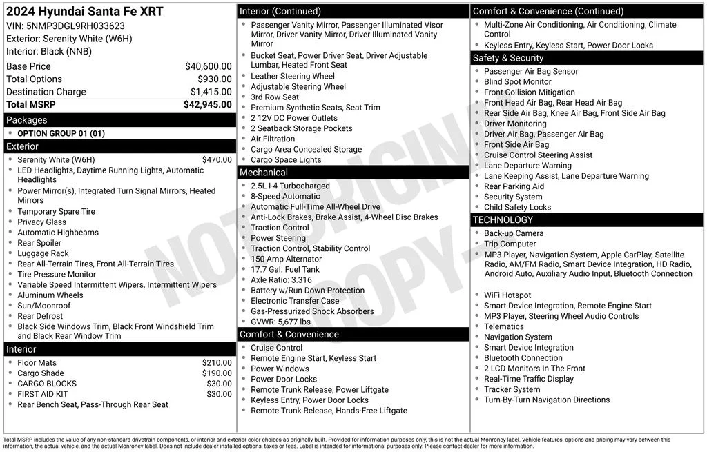Used 2024 White Hyundai XRT image 3