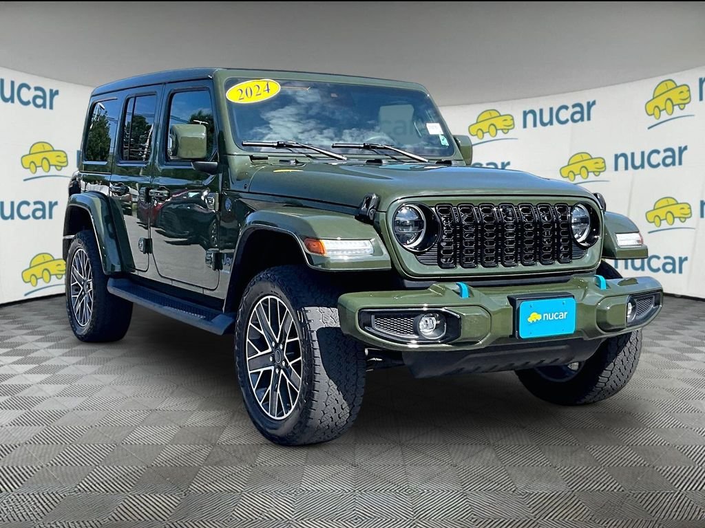 Used 2024 Green Jeep High Altitude 4xe image 1