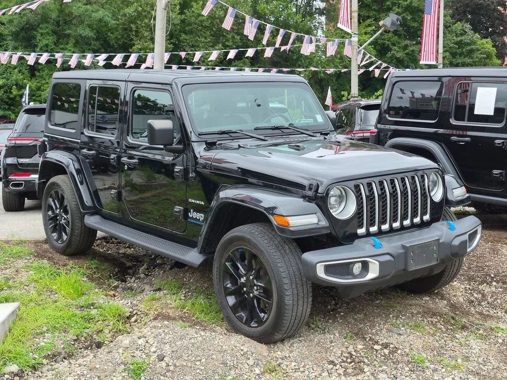 Used 2023 Black Jeep Sahara 4xe image 4