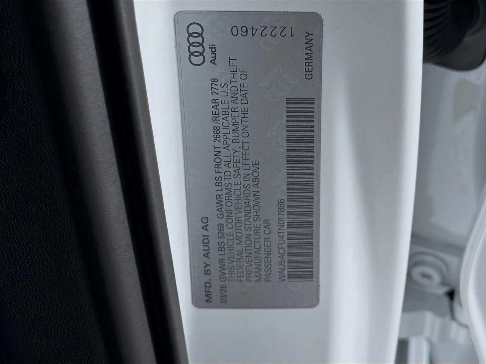 New 2026 White Audi  image 33