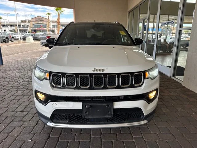 Used 2023 Bright White Clearcoat Jeep Limited image 7