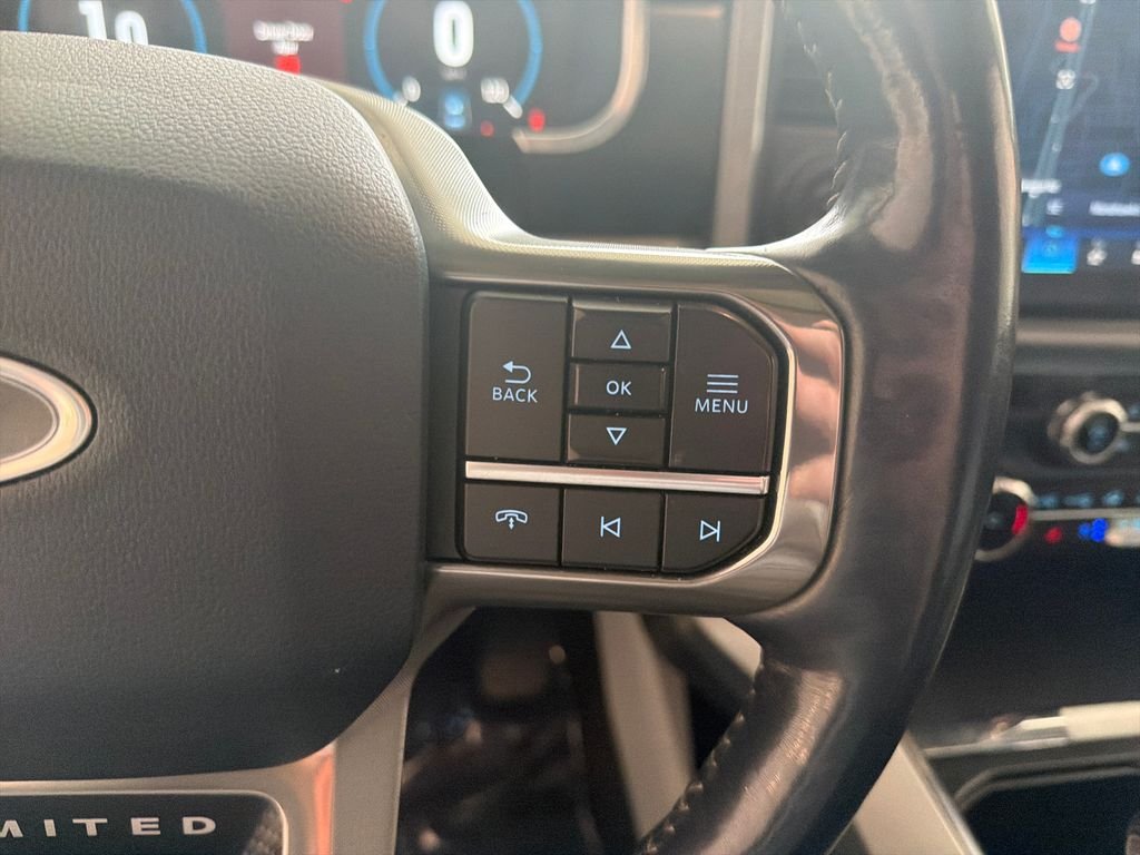Used 2023 White Metallic Ford Limited image 27