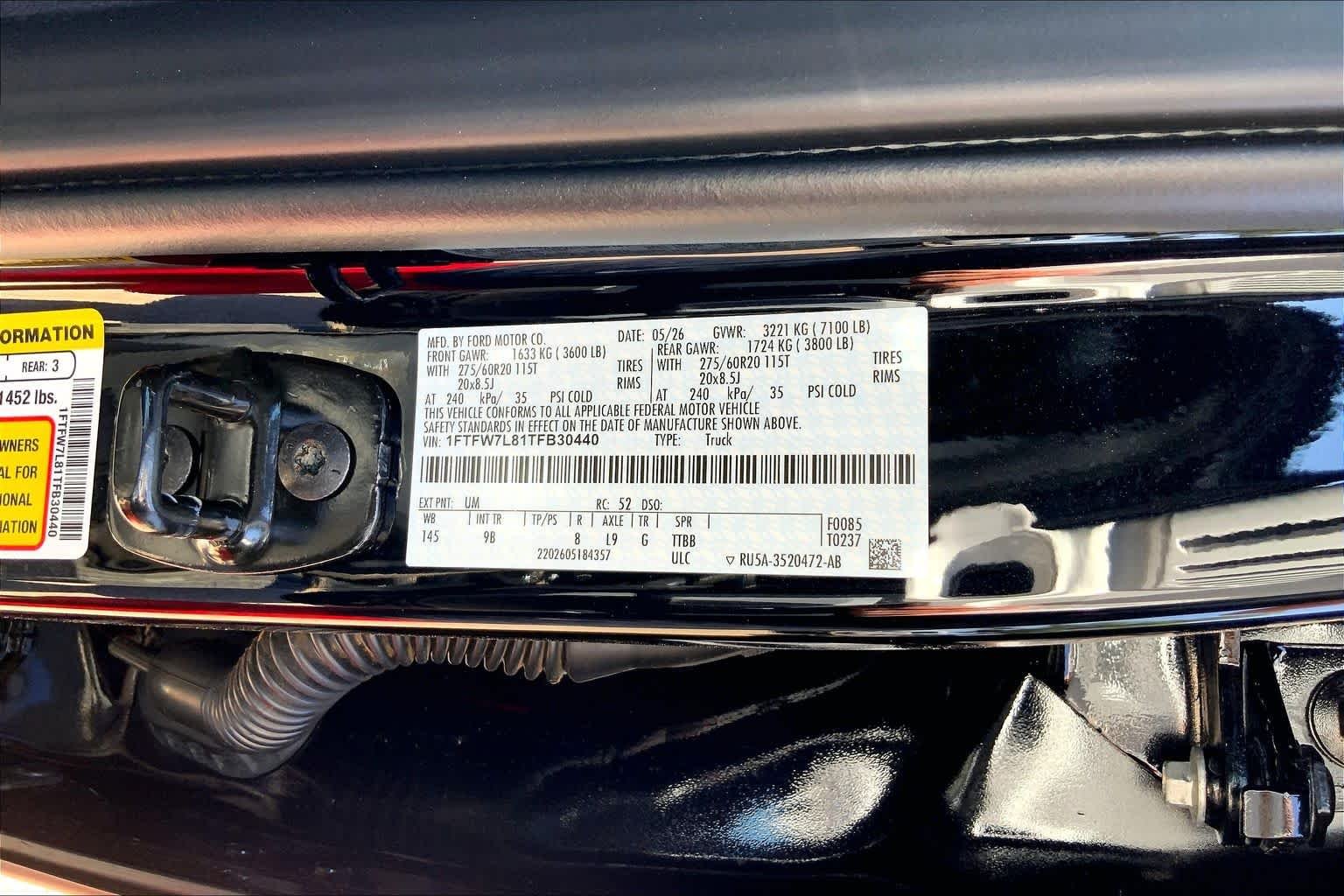 New 2026 Agate Black Metallic Ford Platinum® image 21
