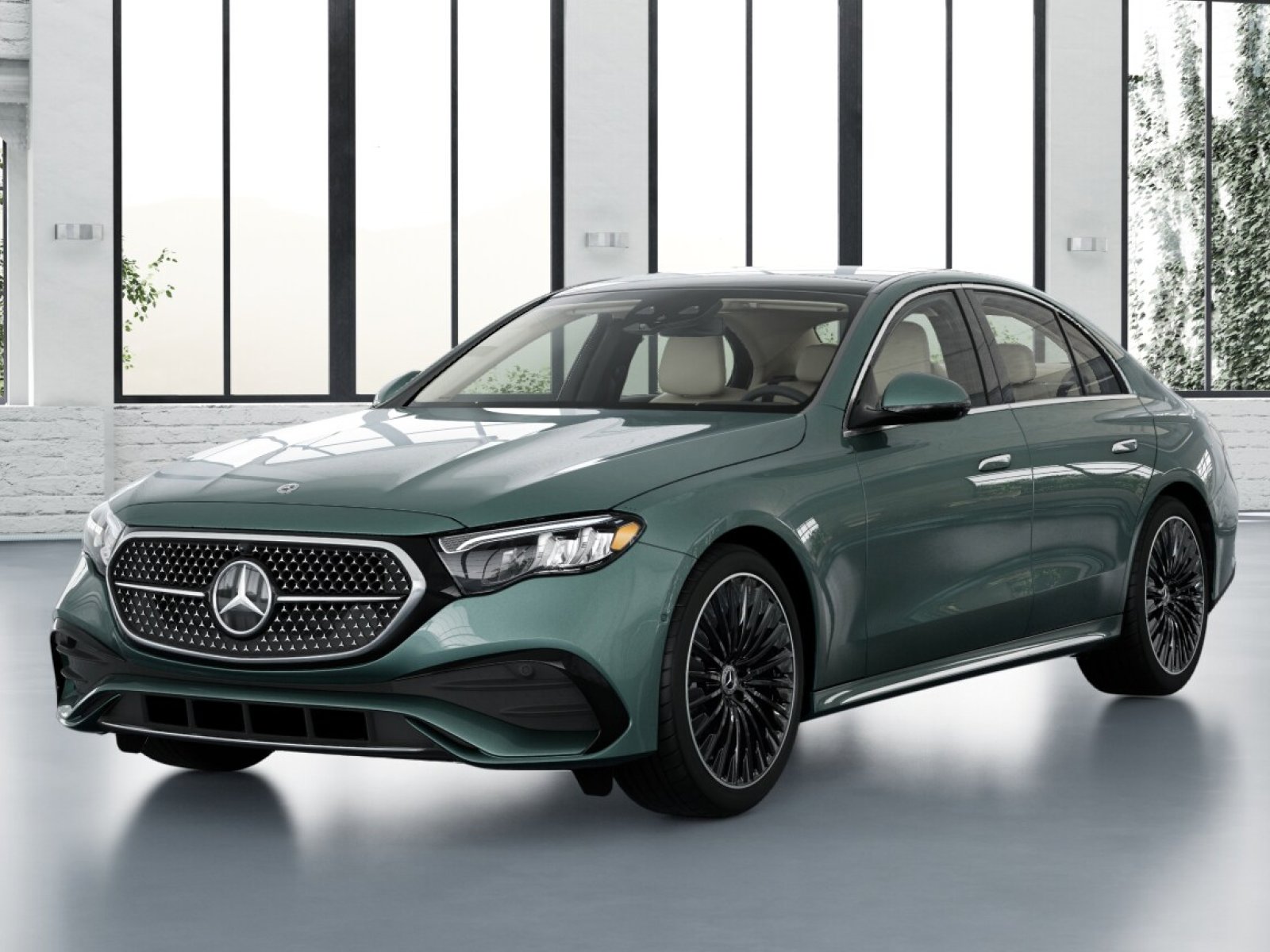 New 2026 Verde Silver Metallic Mercedes-Benz E 350 image 1