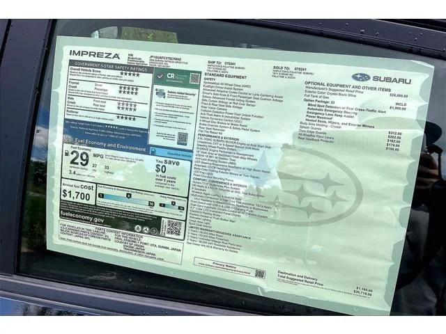 New 2026 CRYSTAL BLACK SILICA Subaru Sport image 28