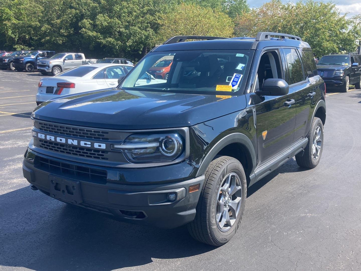 Used 2021 Shadow Black Ford Badlands image 3