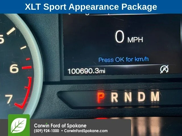 Used 2018 Shadow Black Ford XLT image 4