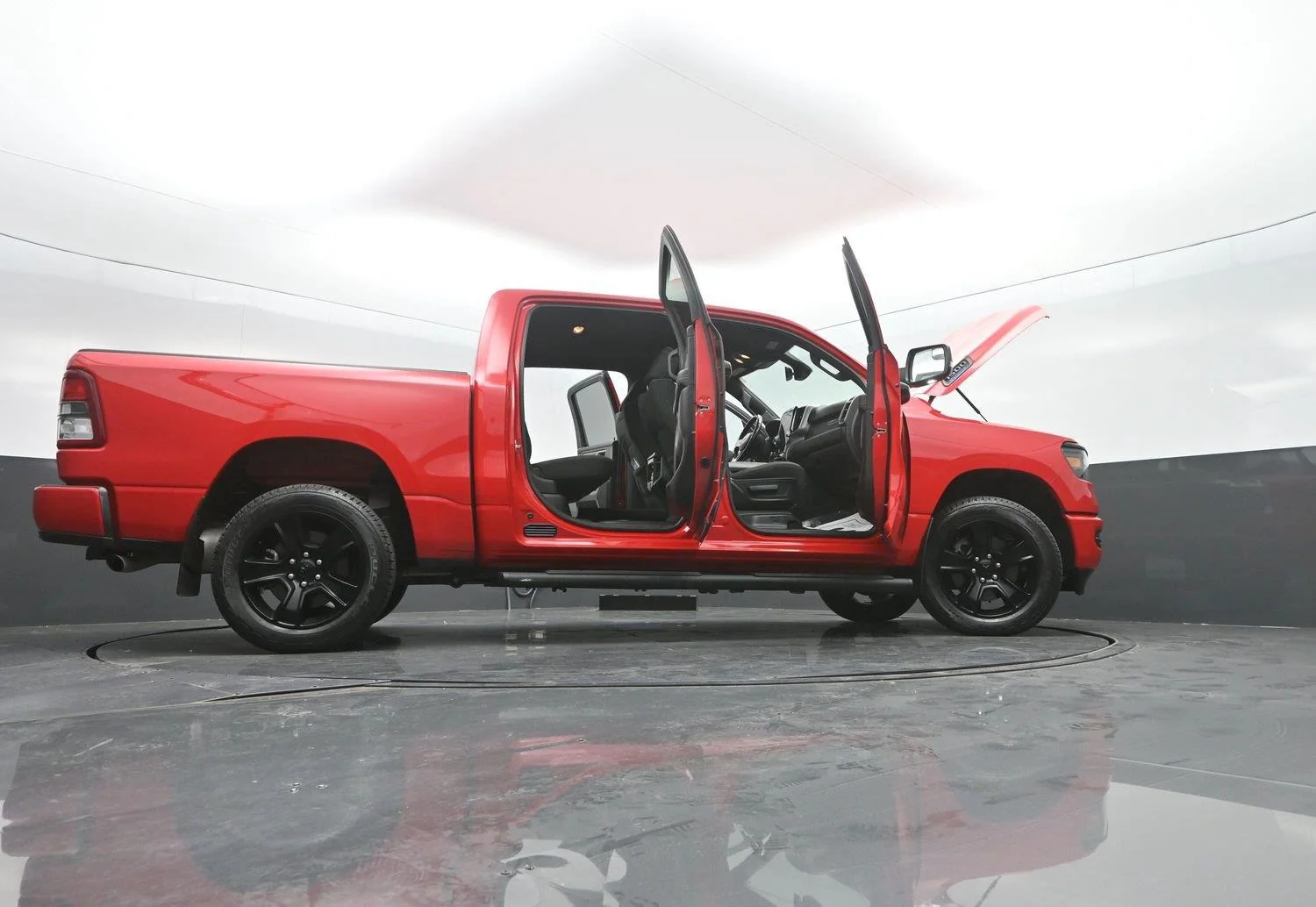 Used 2023 Flame Red Clearcoat Ram Big Horn image 51