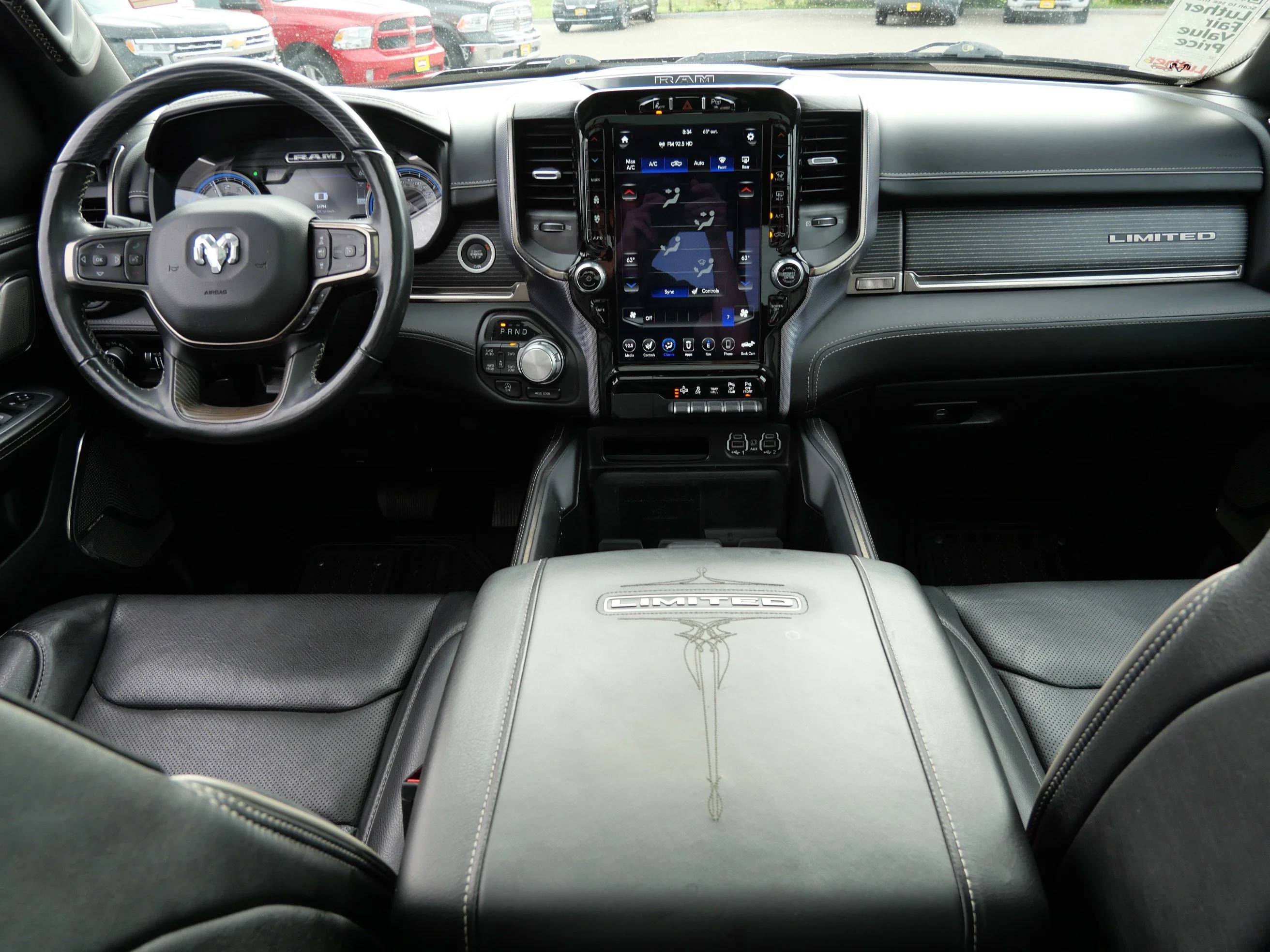 Used 2020 Diamond Black Crystal Pearlcoat Ram Limited image 10
