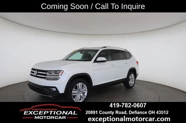 Used 2019 White Volkswagen 3.6L V6 SE image 2