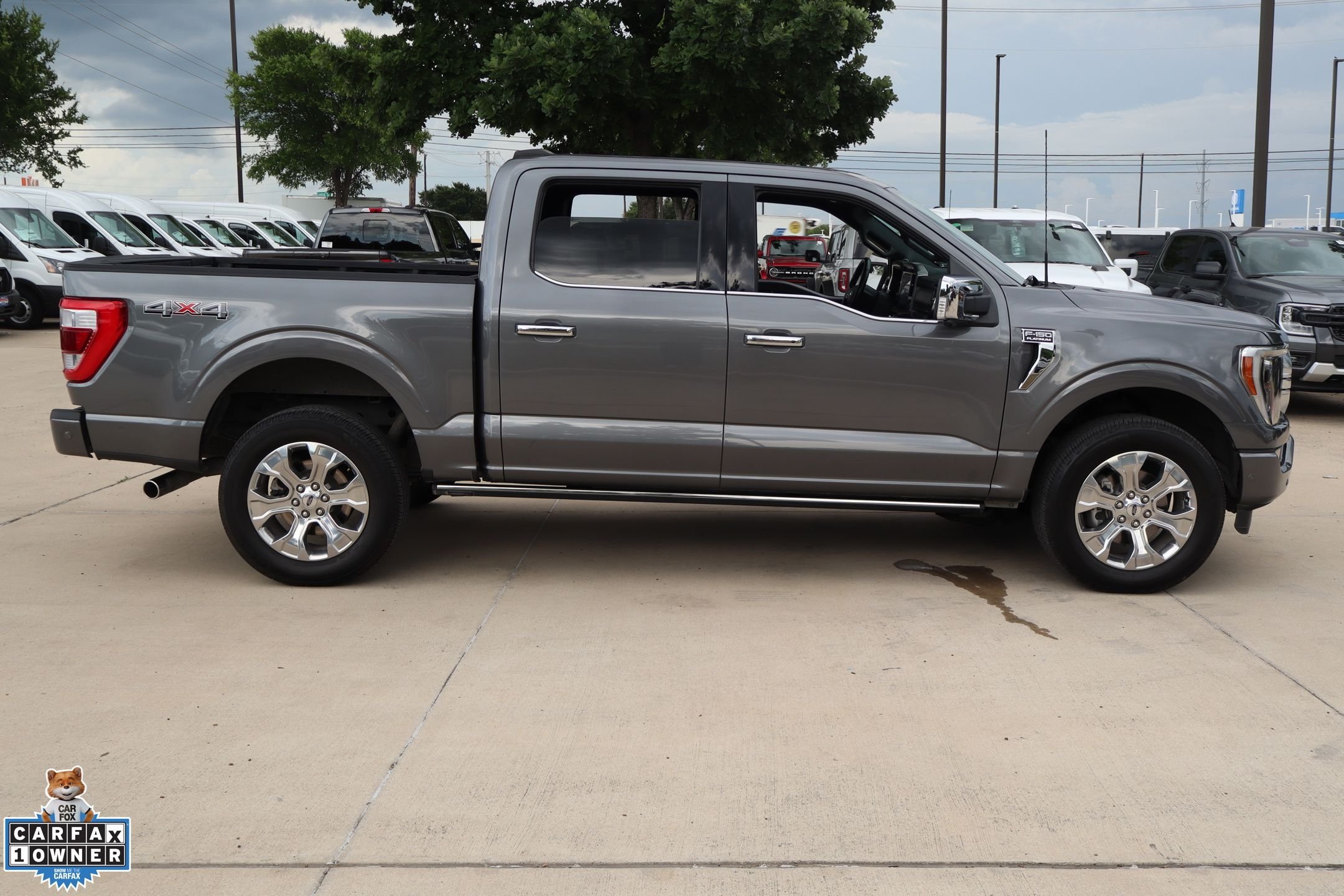 Certified Used 2022 Gray Metallic Ford Platinum image 2