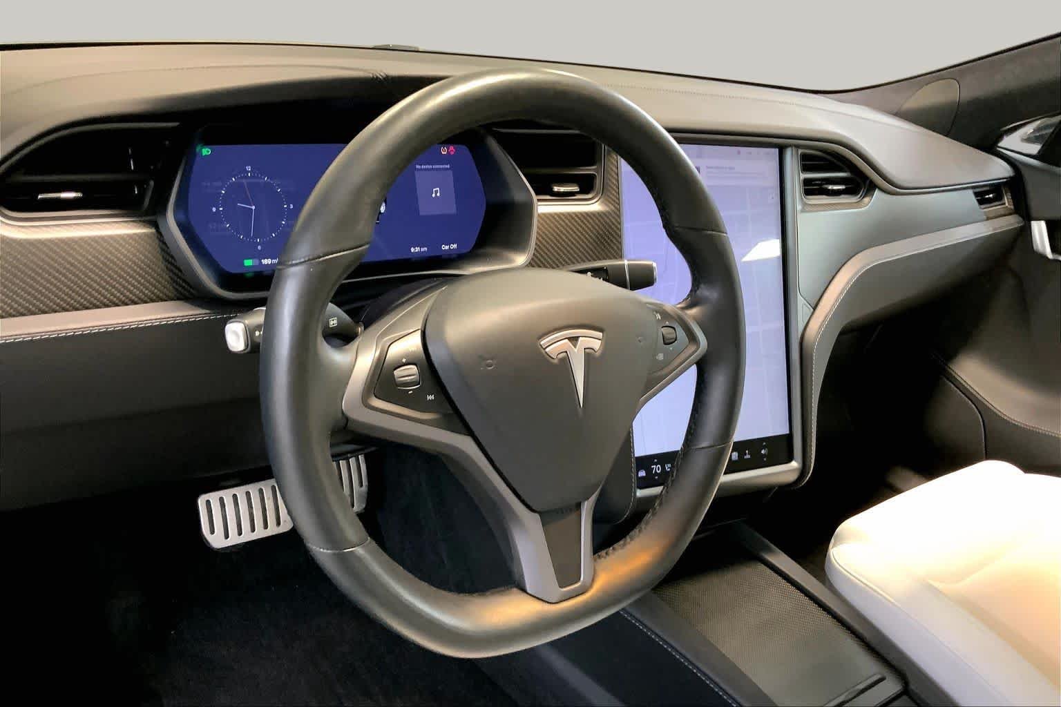 Used 2020 Solid Black Tesla Performance image 17