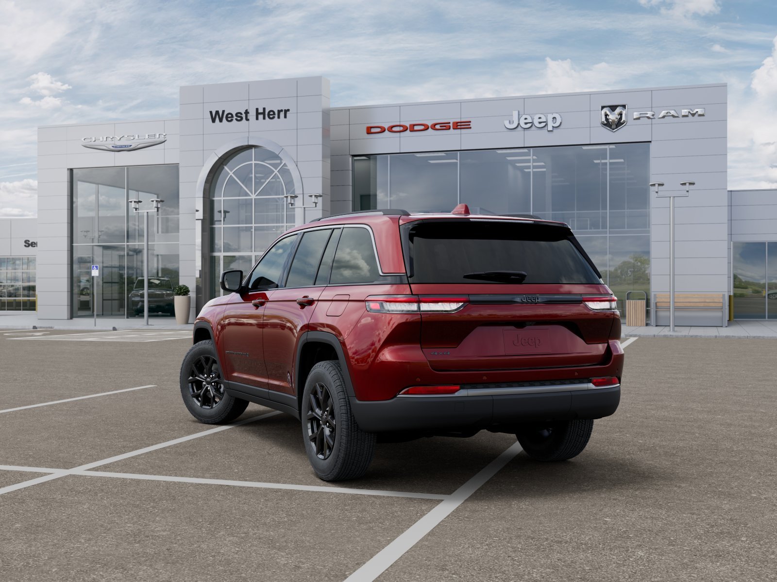 New 2026 Velvet Red Pearl-Coat Exterior Paint Jeep Laredo Altitude image 29