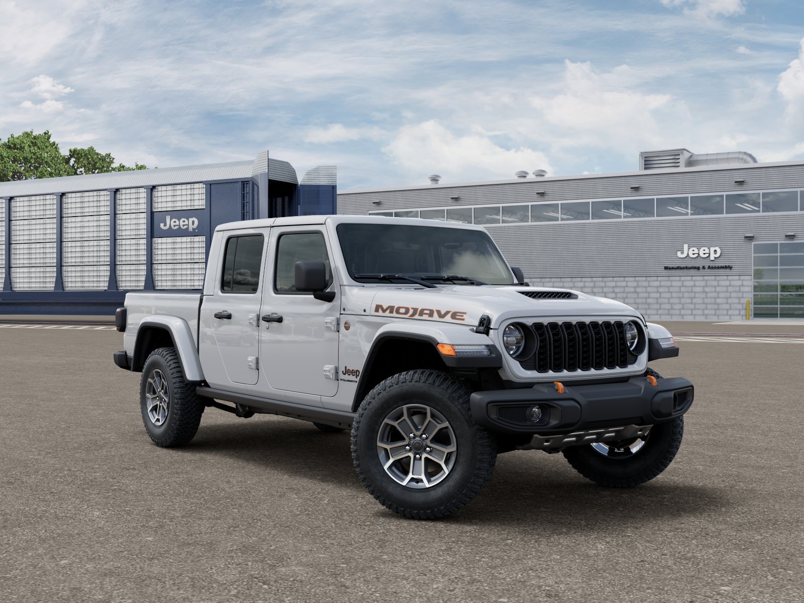 New 2026 Bright White Clear-Coat Exterior Paint Jeep Mojave image 3