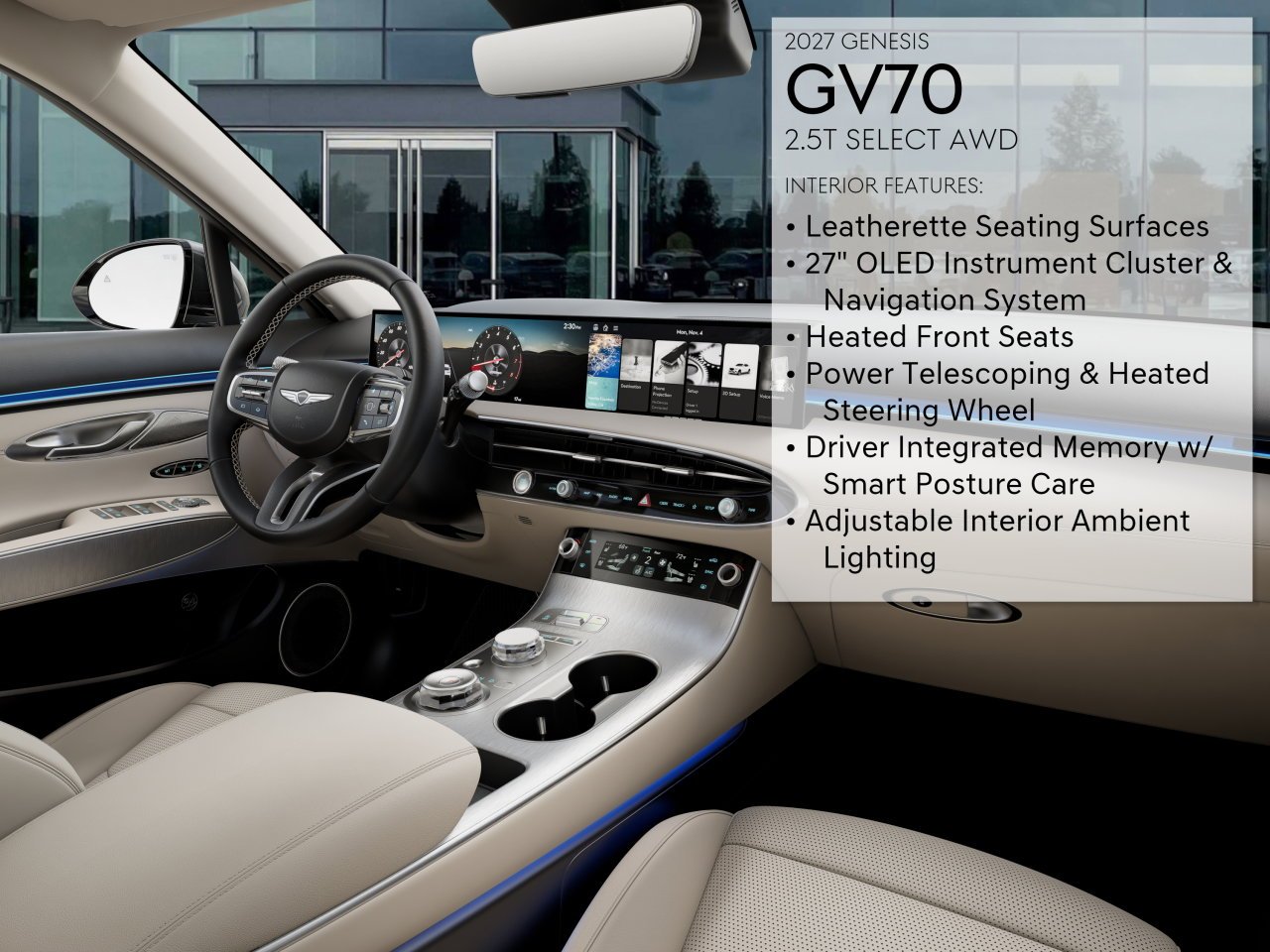 New 2027 Gray Genesis 2.5T SELECT image 17