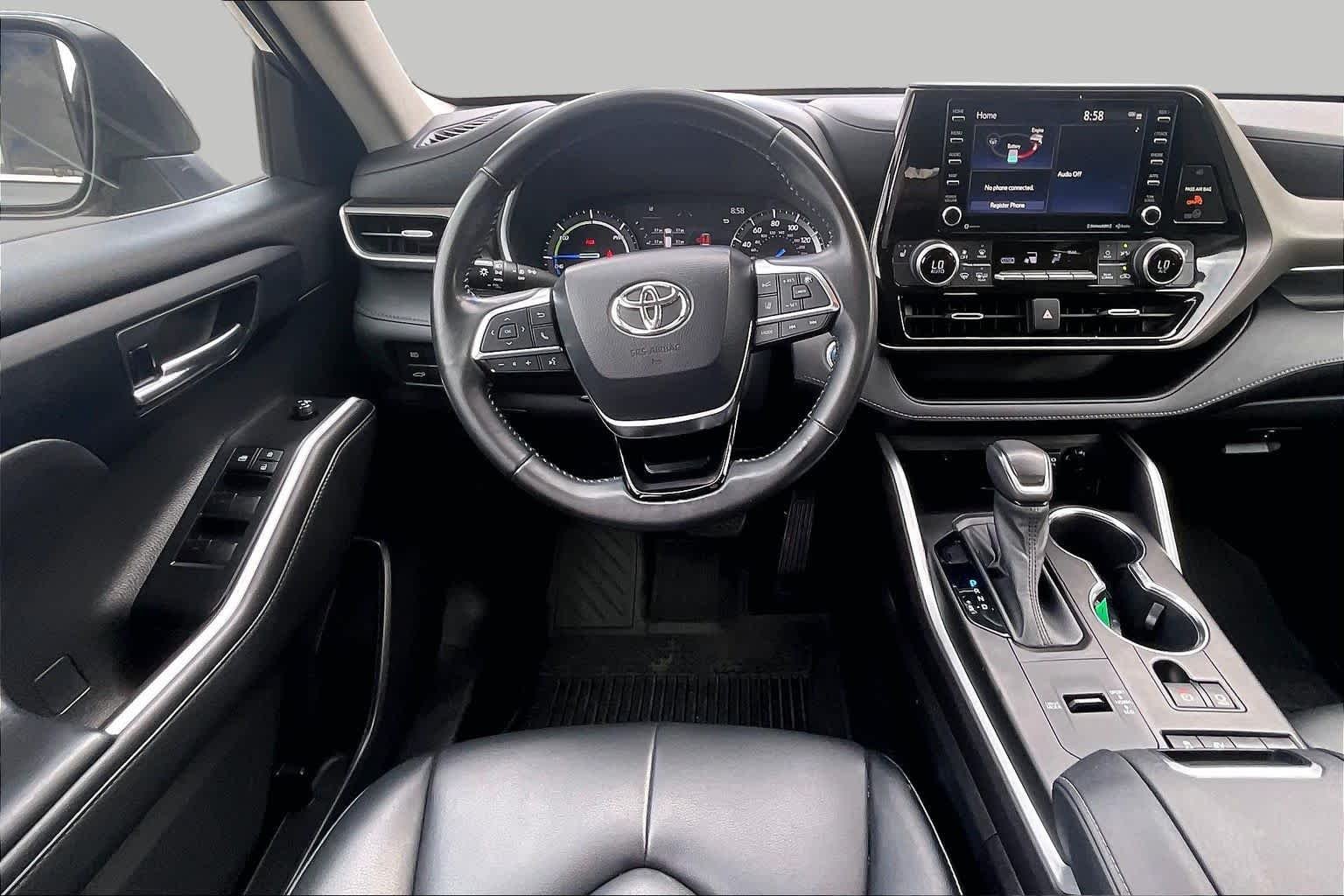 Used 2021 Magnetic Gray Metallic Toyota Hybrid XLE image 6