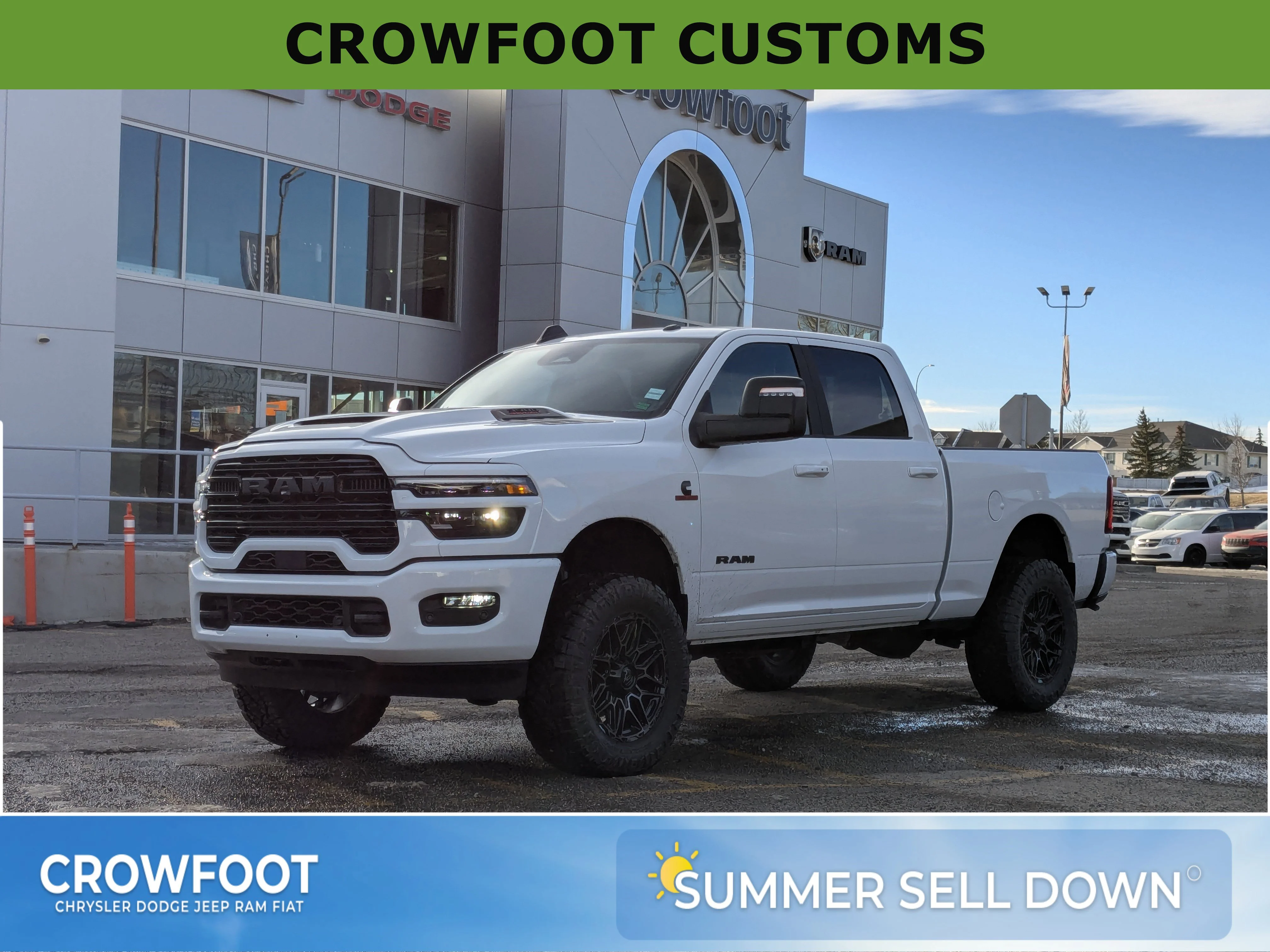 New 2026 White RAM Laramie - Night Edition - Level 1 + Grp - 6.7L Cummins HO & Tons More! image 1