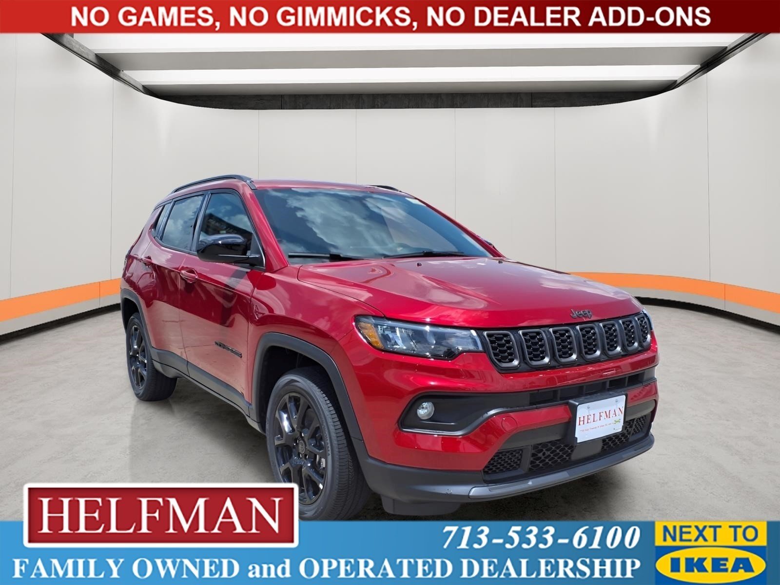 New 2026 Red Hot Pearl-Coat Exterior Paint Jeep Latitude Altitude image 1
