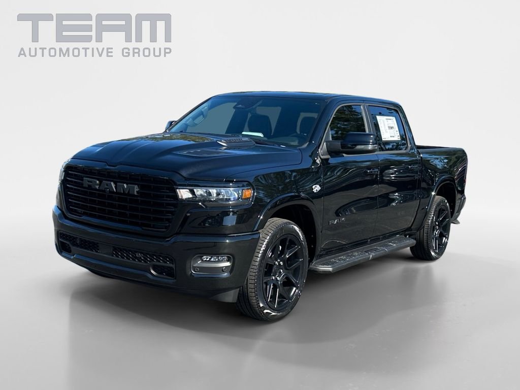 New 2026 Diamond Black Crystal Pearl-Coat Exterior Paint RAM Laramie image 3