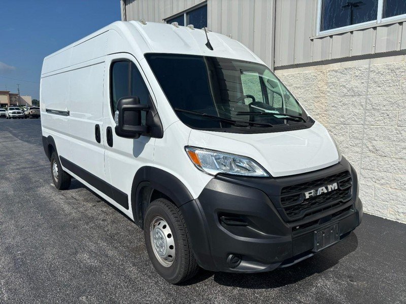 Used 2023 Bright White Clearcoat Ram 2500 High Roof 159" WB image 2