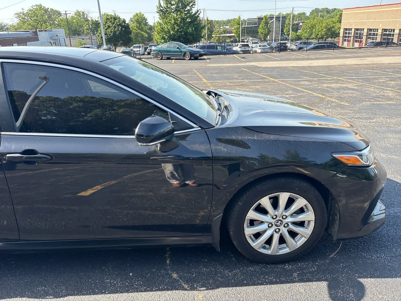 Used 2019 Midnight Black Metallic Toyota LE image 14