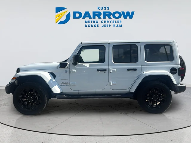 Used 2023 White Jeep Sahara 4xe image 2