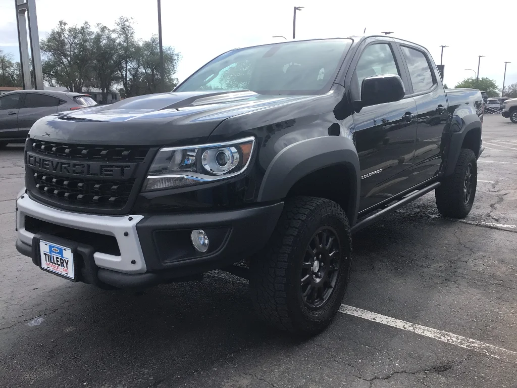 Used 2021 BLACK Chevrolet 4WD ZR2 image 3