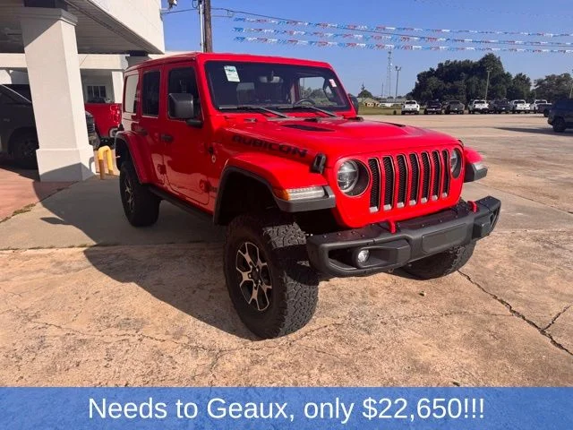 Used 2018 Red Jeep Unlimited Rubicon image 14