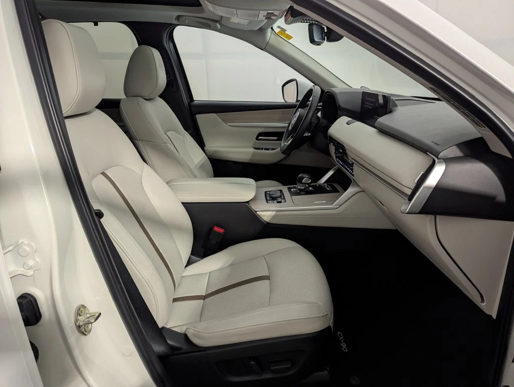 Certified Used 2024 White Mazda Premium Plus AWD w/ 3rd Row Seats image 53